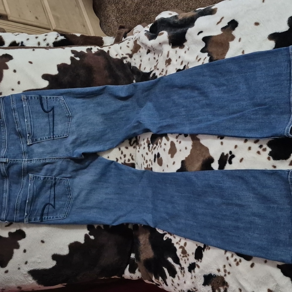 American Eagle Outfitters, Kick Boot, Womens Boot Cut Jeans, Size 8 Long. - Picture 7 of 14